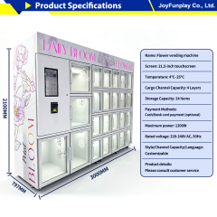 Joyfunplay - Refrigerated flower locker vending machine price- JFP Vending Machine Factory - Smart Vending Machine Manufacturer