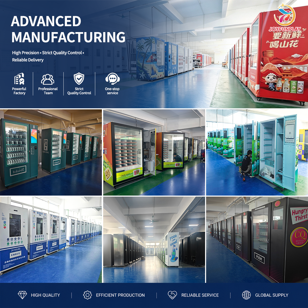 Joyfunplay - Intelligent Instant Noodle Vending Machine manufacture -JFP vending - Smart Vending Machine Manufacturer