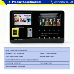 Joyfunplay - Custom wall mounted perfume vending machine Manufacturer - JFP vending - Smart Vending Machine Manufacturer