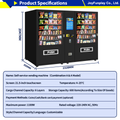 Joyfunplay - Self-Service Cashless Vending Machine Solutions for Businesses -JFP Vending - Smart Vending Machine Manufacturer