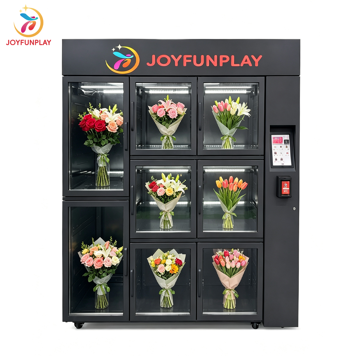 Joyfunplay - 24 hour outdoor flower locker vending machine supplier- JFP Vending Machine Factory - Smart Vending Machine Manufacturer