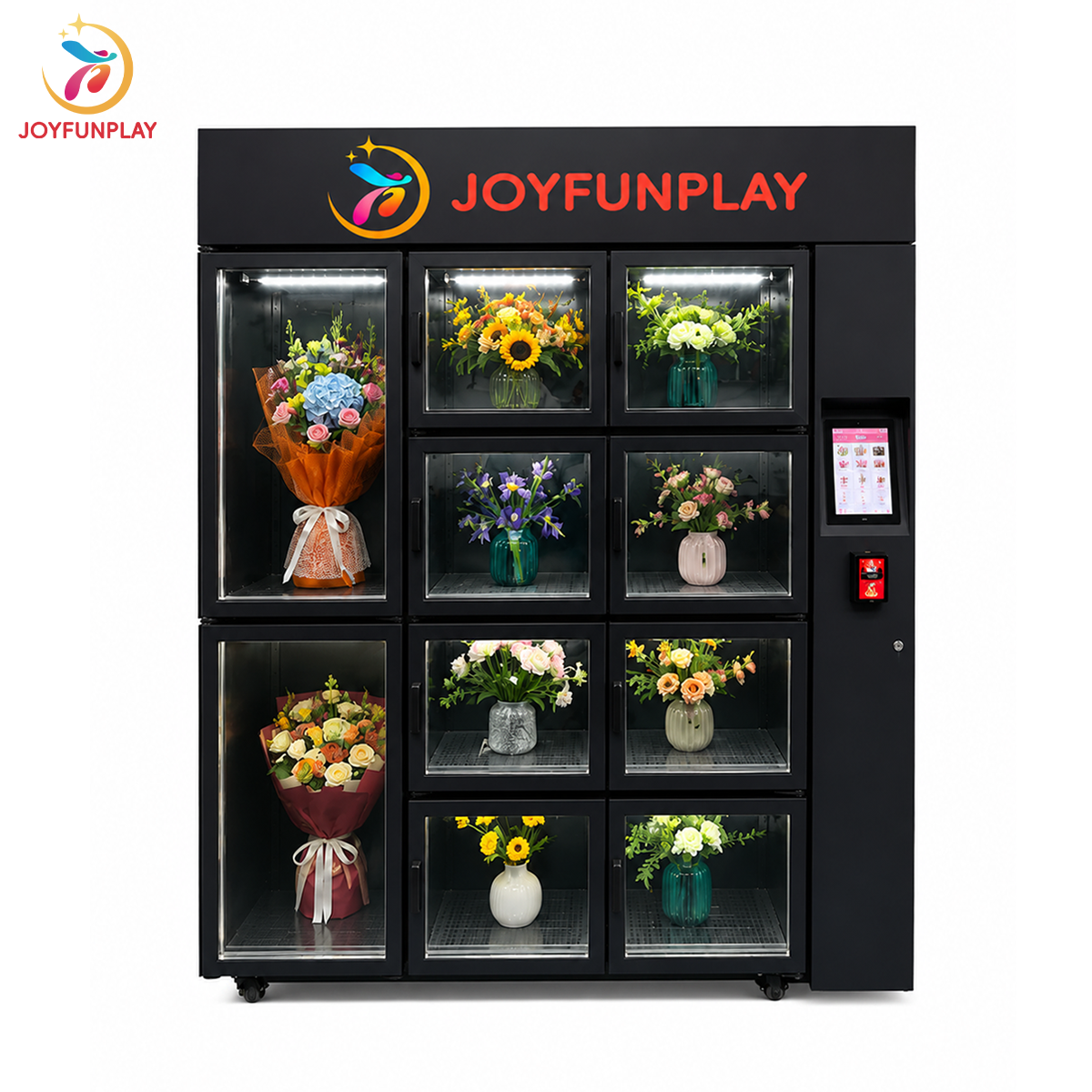 Joyfunplay - Custom Smart Bouquet Vending Machine Manufacturer- JFP Vending Machine Factory - Smart Vending Machine Manufacturer