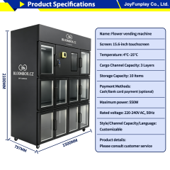 Joyfunplay - Automatic fresh flower vending machine for sale- JFP Vending Machine Factory - Smart Vending Machine Manufacturer