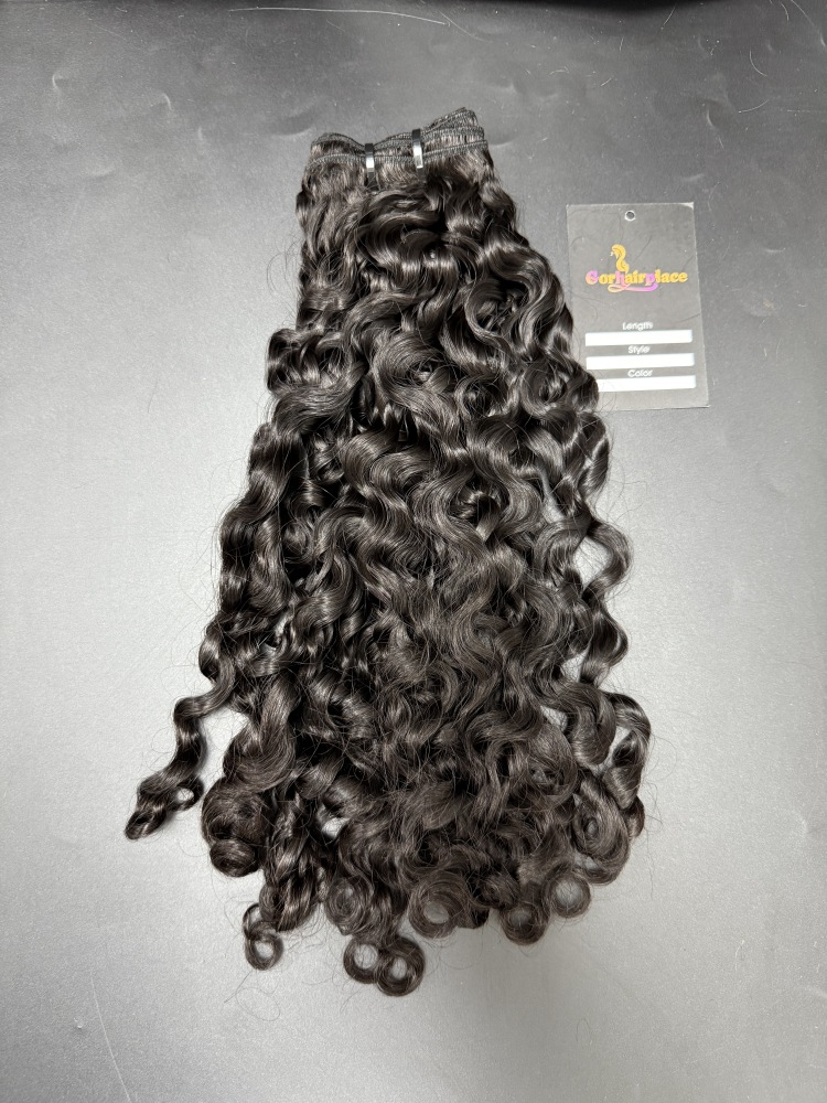 Double Drawn Luxury Virgin Hair Bundle Lush Curly