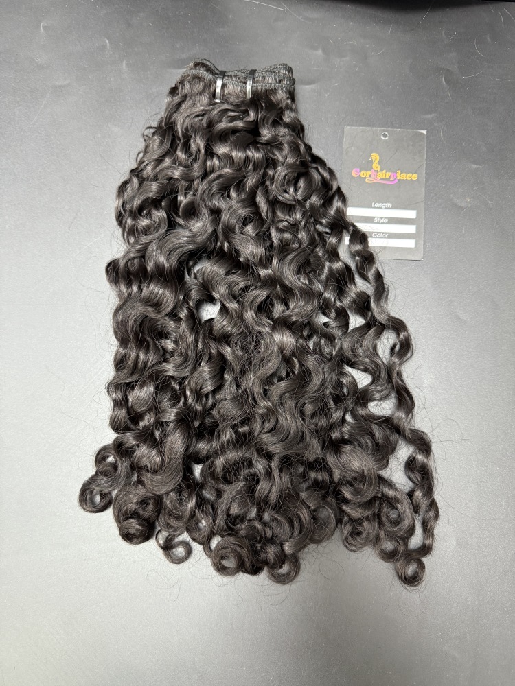 Double Drawn Luxury Virgin Hair Bundle Lush Curly