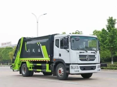 4x2柴油压缩式垃圾车 | 12立方米二手东风垃圾车出售