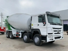 中国制造 16 立方英尺 HOWO 二手混凝土搅拌车 | 欧 5 排放标准