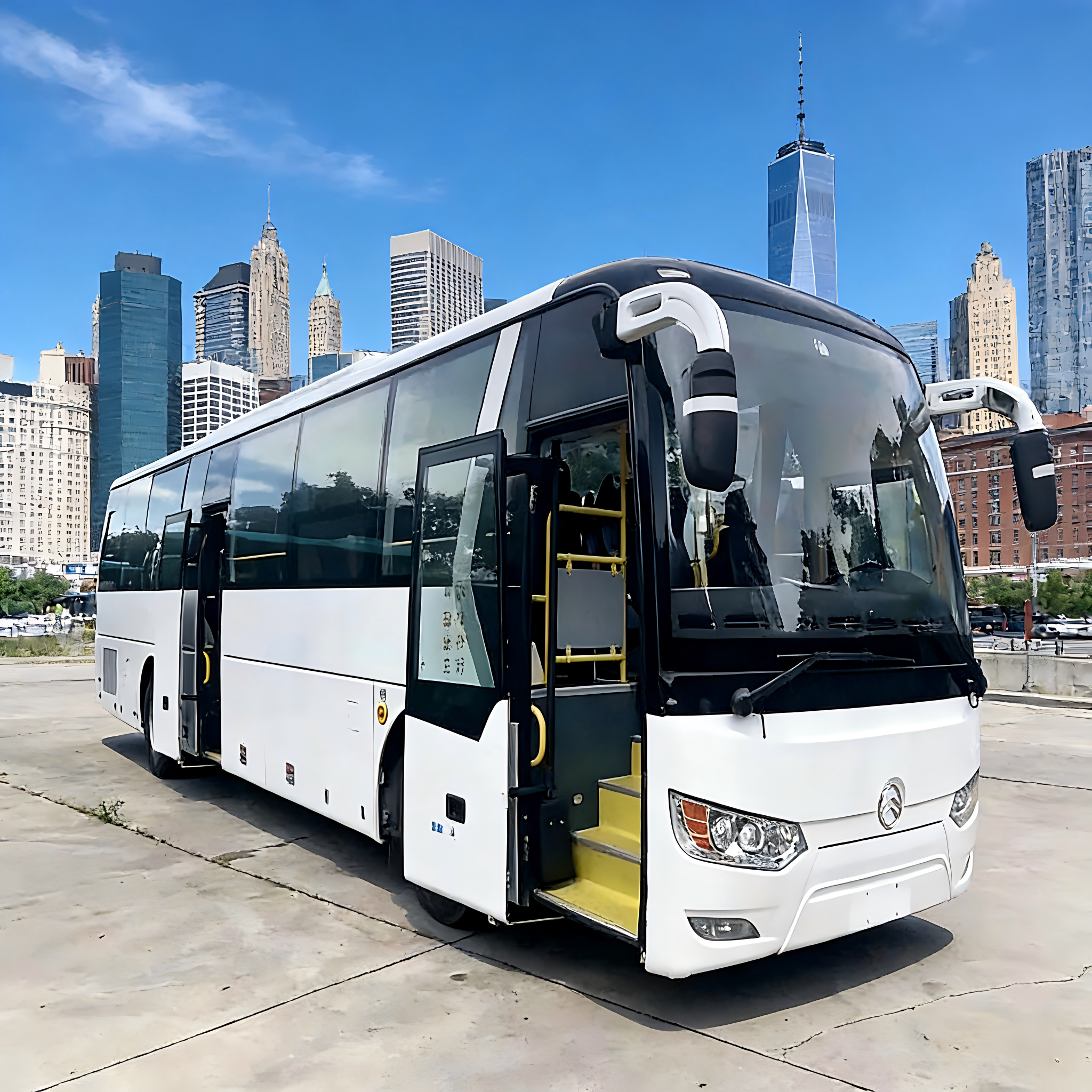 Used Dragon Bus 6130 low floor coach