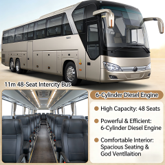 热销 2022 年二手 11 米 48 座城际巴士 | 6 缸柴油欧 6 手动挡