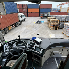 出售二手龙牌6130型客车 - 低地板55座双轴客车