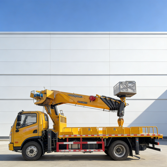 最大作业高度32米高空作业车 - 重型柴油动力，适用于建筑和市政工程