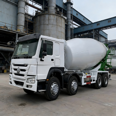 中国制造 16 立方英尺 Sinotruk HOWO 二手混凝土搅拌车 | 欧 5 排放标准 371-420 马力