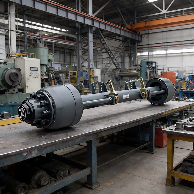 Jinsheng 335mm Track Low Bed Axle