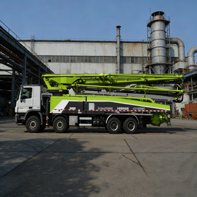 Hot Sale 62m Truck Mounted Concrete Pump - 180m³/h Heavy Duty Construction Equipment for Building Projects