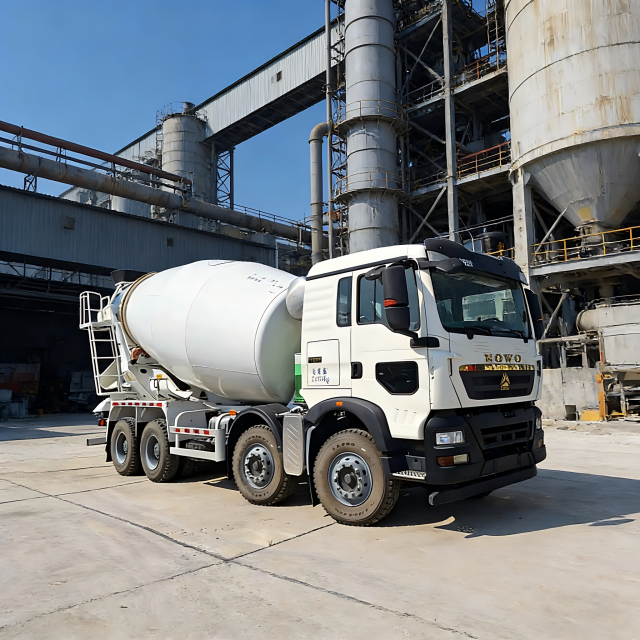 HOWO 8×4 二手混凝土搅拌车 | 中国制造 欧5 工程车辆