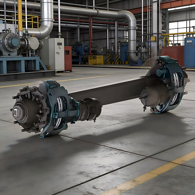 金盛盘式制动车轴——高性能、高可靠性的拖车车轴解决方案