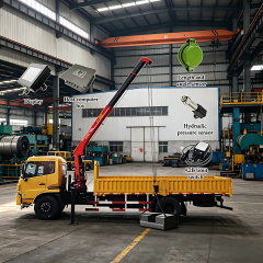 Heavy Duty Folding Arm Truck Crane – 10 Ton Used Lorry Loader for Sale