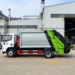 东风4×2 5立方米垃圾压缩车 – 强劲柴油发动机，适用于垃圾收集
