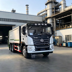 东风牌滚装式垃圾车 | 6x4底盘，适用于散装垃圾运输