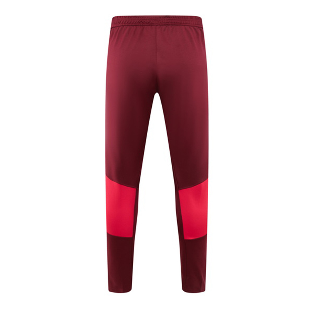 Manchester United Zipper Sweatshirt Kit(Top+Pants) Red 2023/24