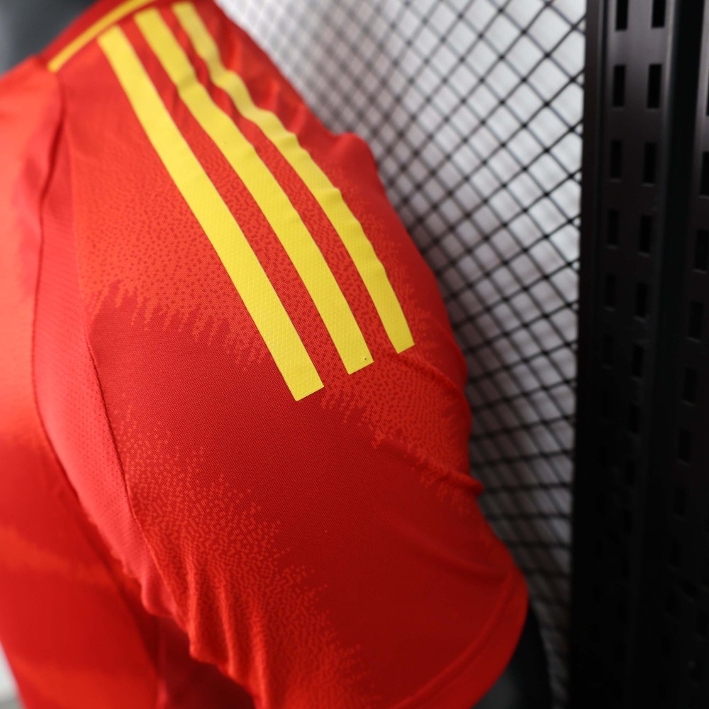 2024 Spain Euro Cup Home Football Jersey Player Version