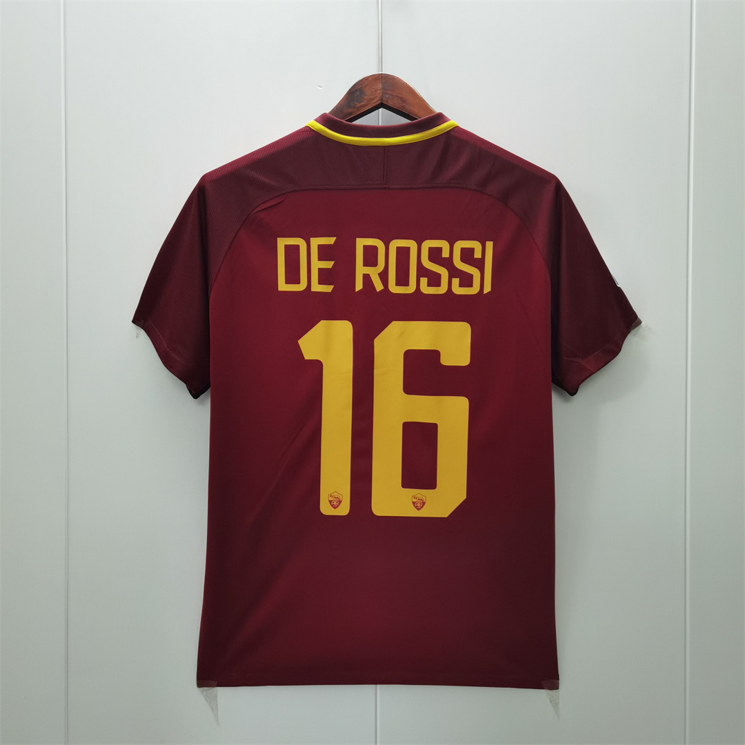 17-18 AS Roma Retro Jersey