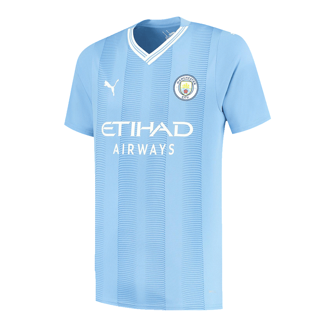 23-24 Manchester City Home Whole Kit Jersey+Shorts+Socks