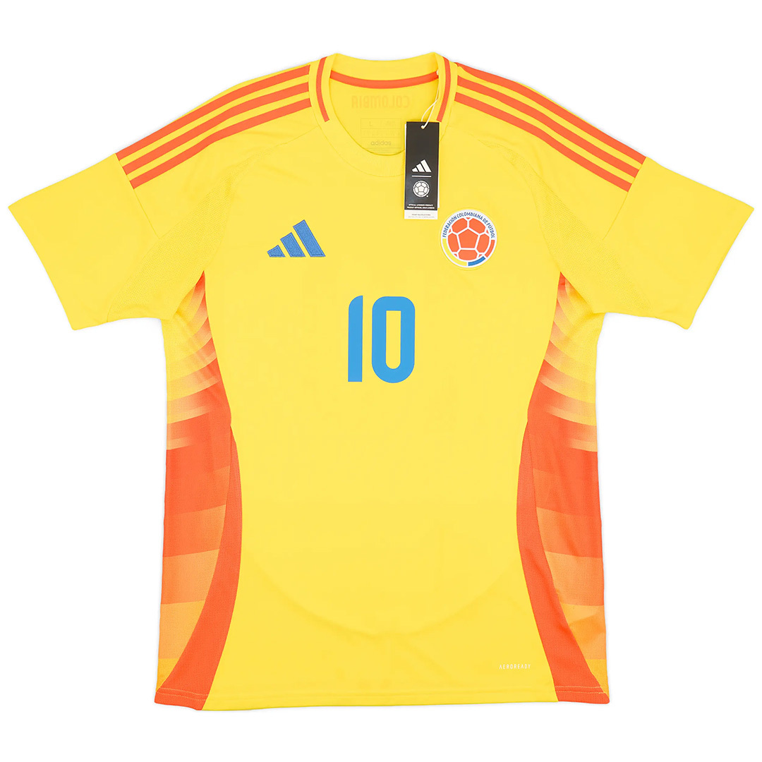 2024 Colombia JAMES #10 Home Jersey Copa America