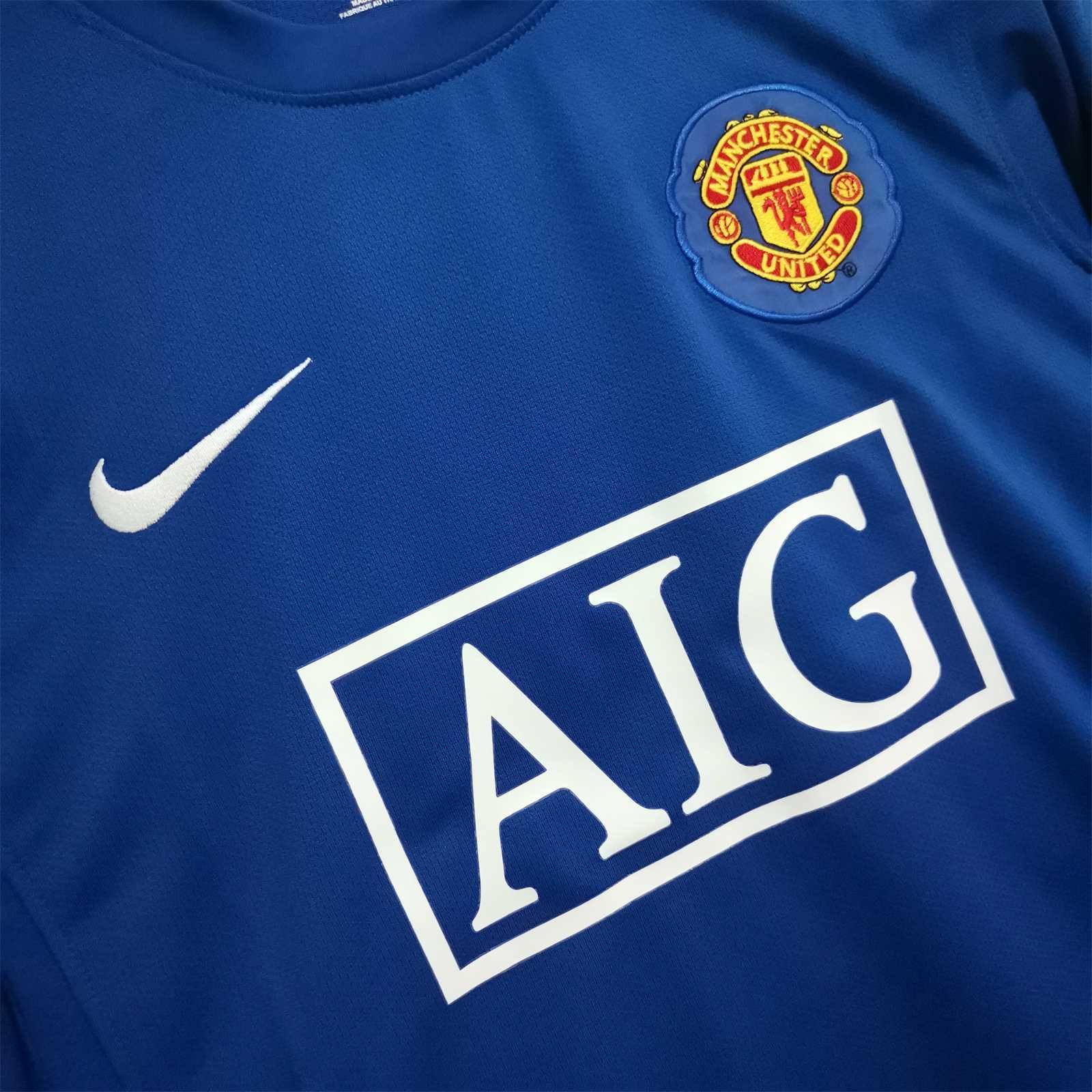 08-09 Manchester United Home Retro Jersey Long Sleeve