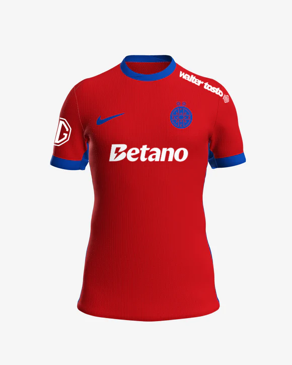25-26 FCSB Home Soccer Jersey Red