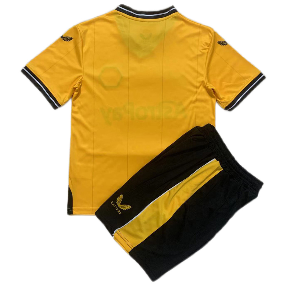 23-24 Wolves Home Kids Kit Jersey+Shorts