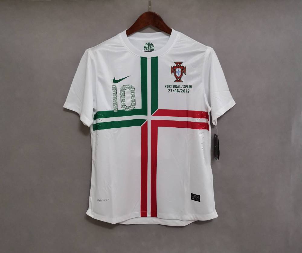 2012 Portugal  Euro Cup Away Retro Jersey