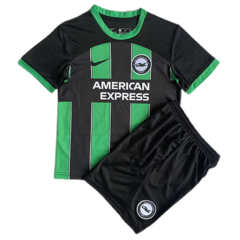 23-24 Brighton & Hove Albion Away Kids Kit (Jersey+Shorts)