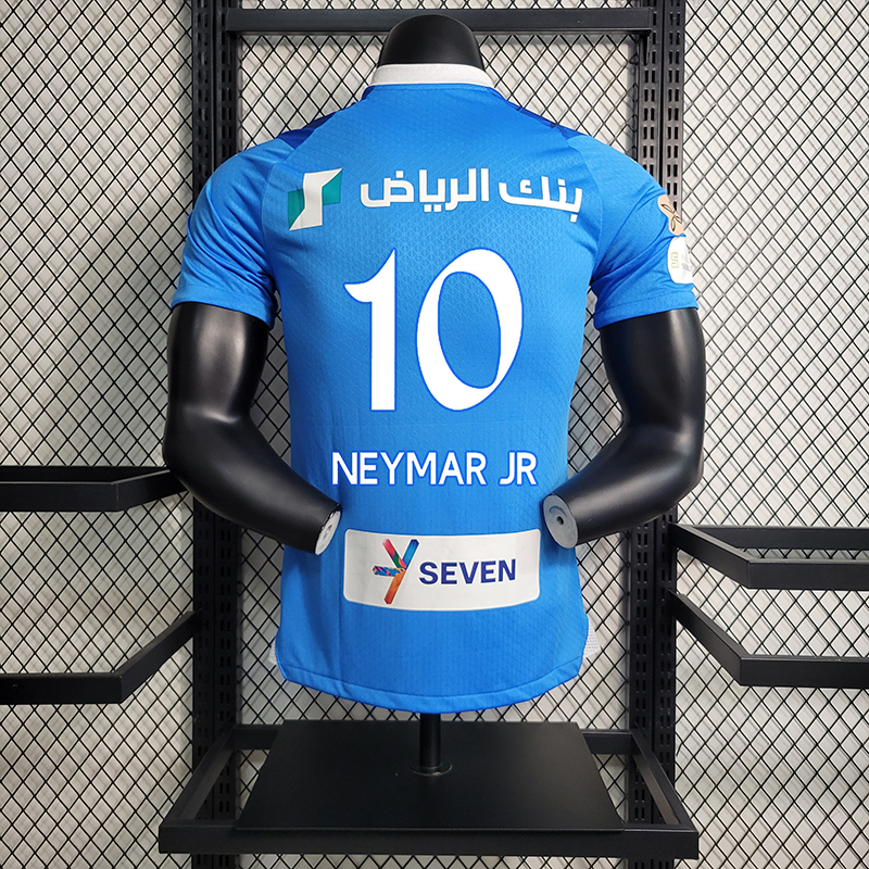 23-24 Al Hilal Saudi Neymar JR#10 Home Player Version