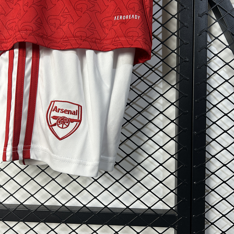 25-26 Arsenal Home Soccer Kids Kit Jersey+Shorts