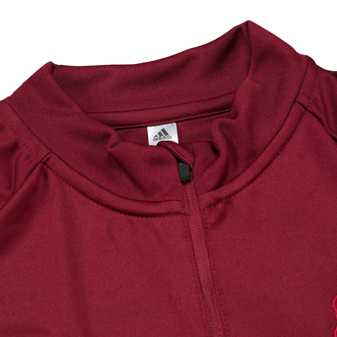 Manchester United Zipper Sweatshirt Kit(Top+Pants) Red 2023/24
