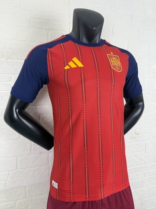 2026 Spain Home World Cup Soccer Jersey Authentic Shirt