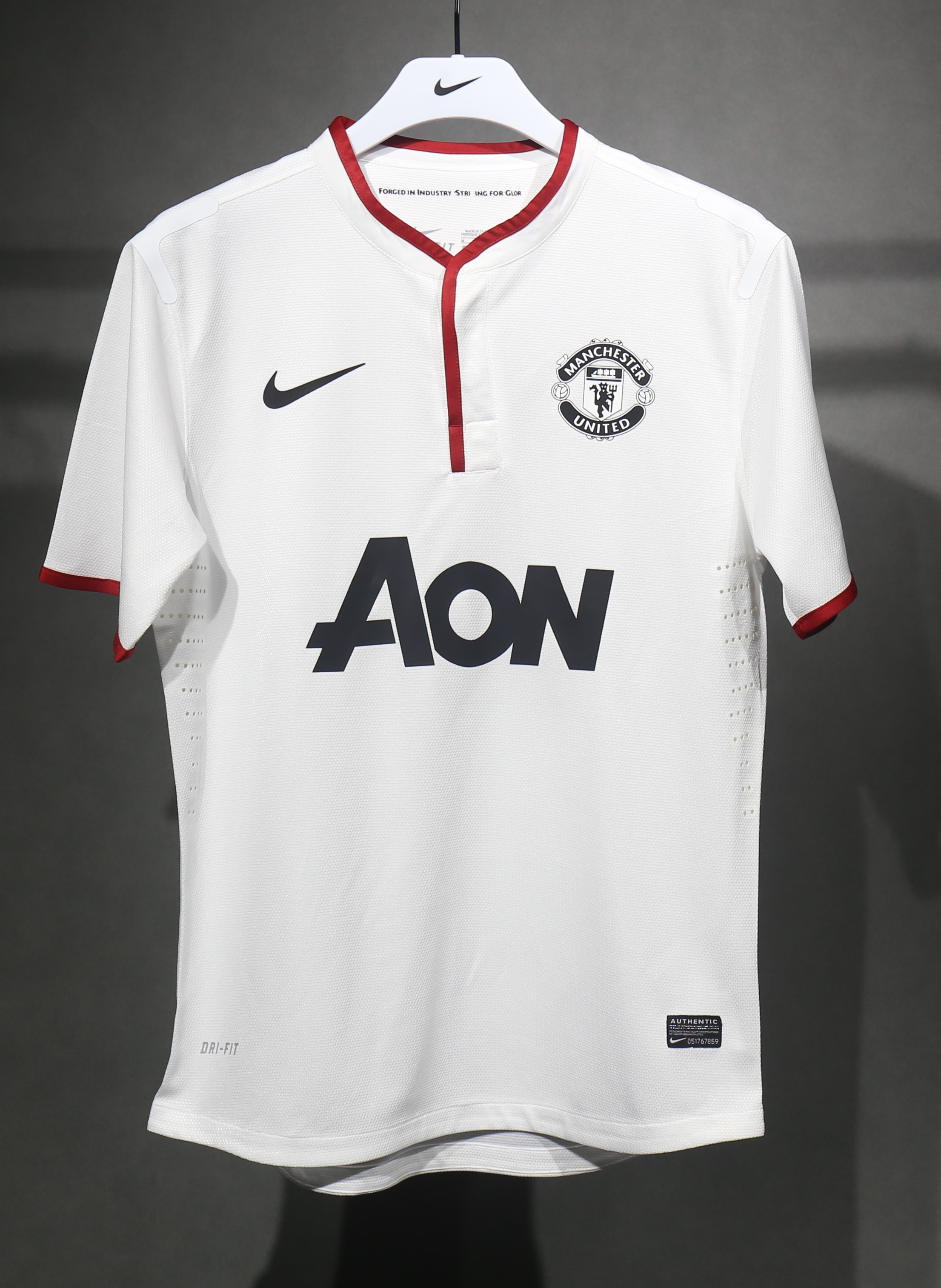 12-13 Manchester United Away Retro Jersey Player Edition