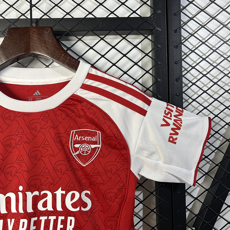 25-26 Arsenal Home Soccer Kids Kit Jersey+Shorts