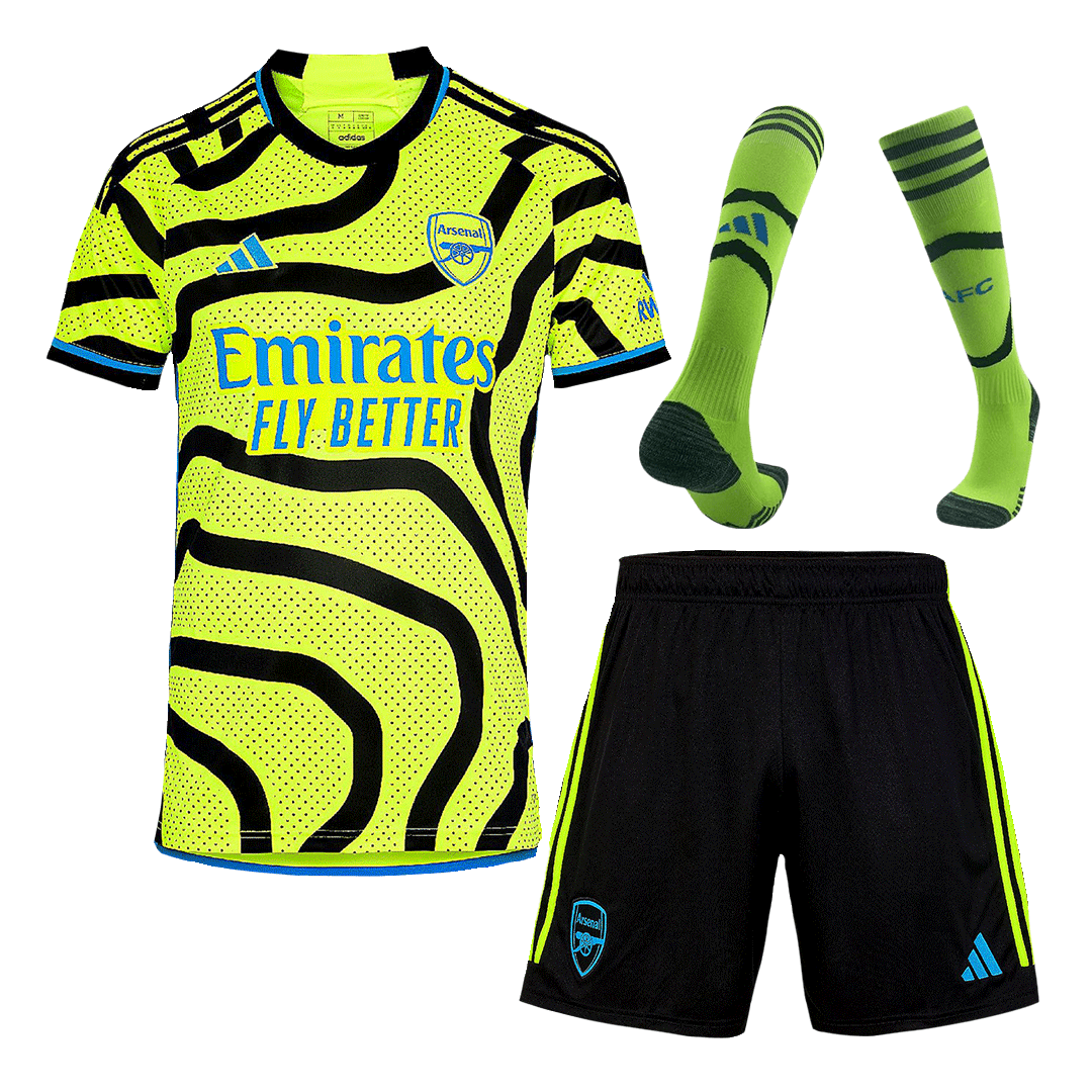 23-24 Arsenal Away Whole Kit(Jersey+Shorts+Socks)