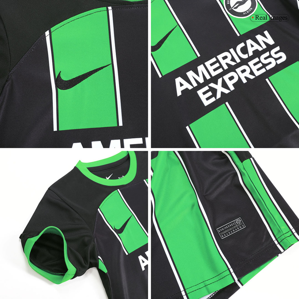 23-24 Brighton & Hove Albion Away Kids Kit (Jersey+Shorts)