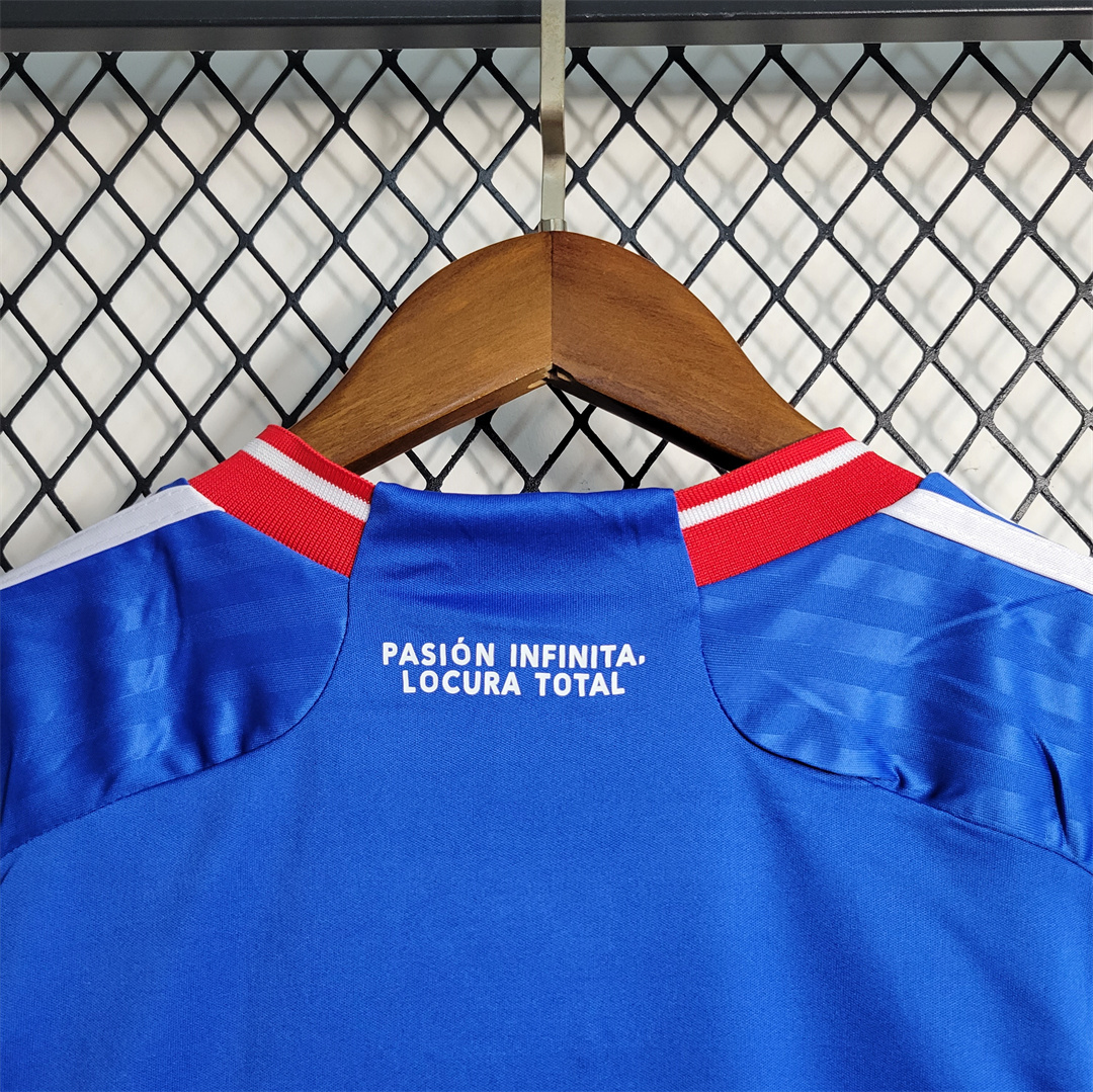 2023-24 Club Universidad de Chile Home Kids Kit Jersey+Shorts