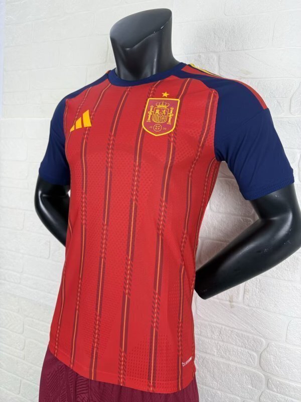 2026 Spain Home World Cup Soccer Jersey Authentic Shirt