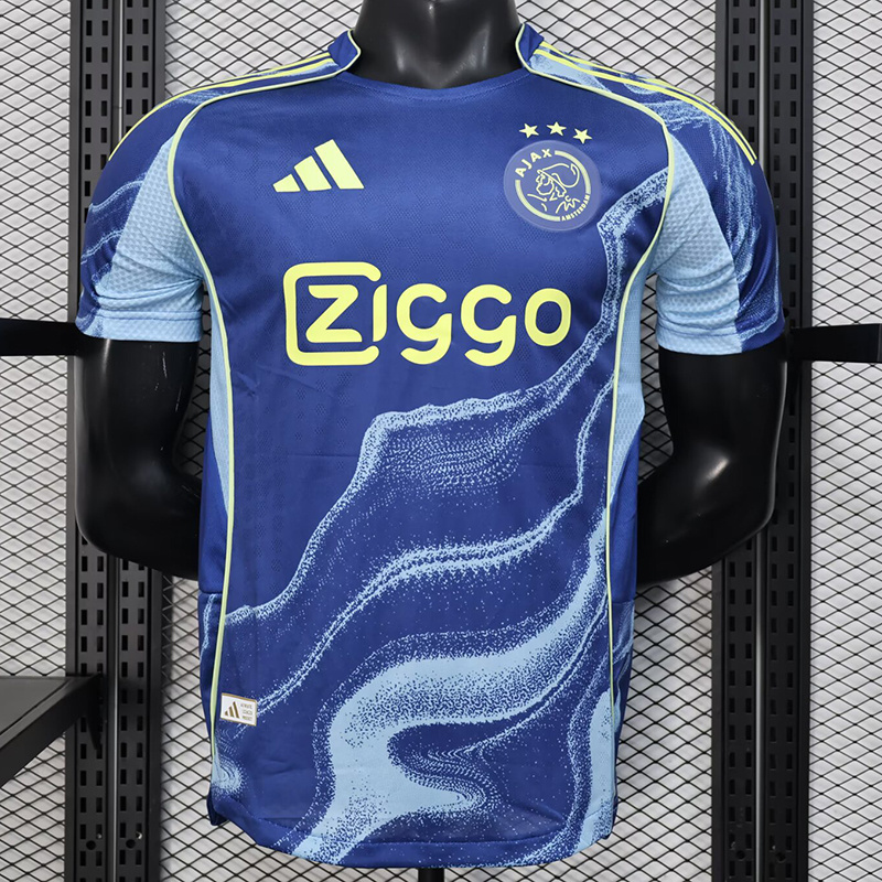 25-26 Ajax Away Soccer Jersey Player Version
