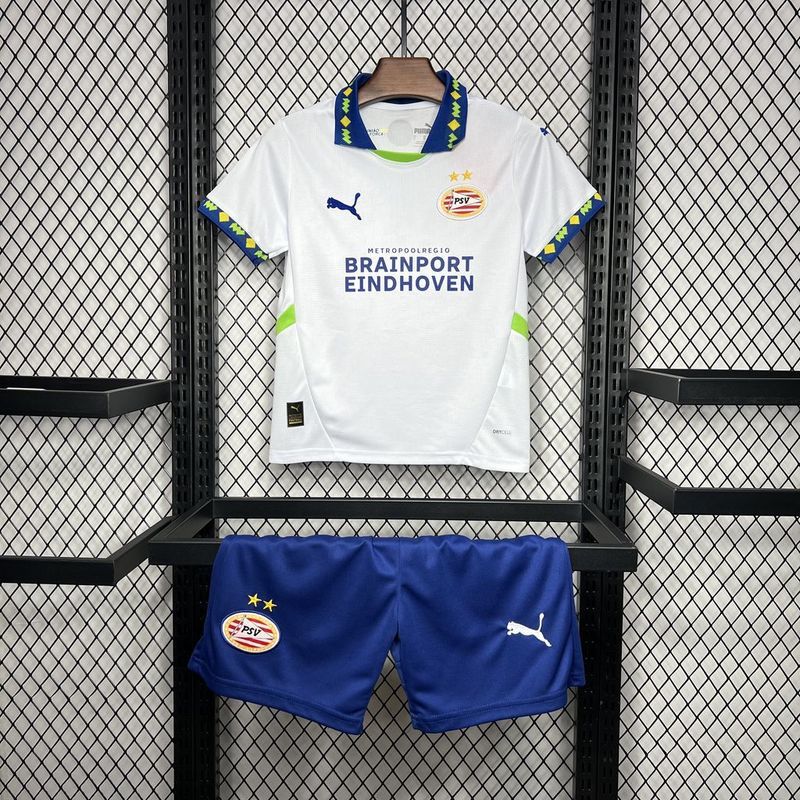24-25 PSV Eindhoven Third Away Kids Kit Jersey+Shorts