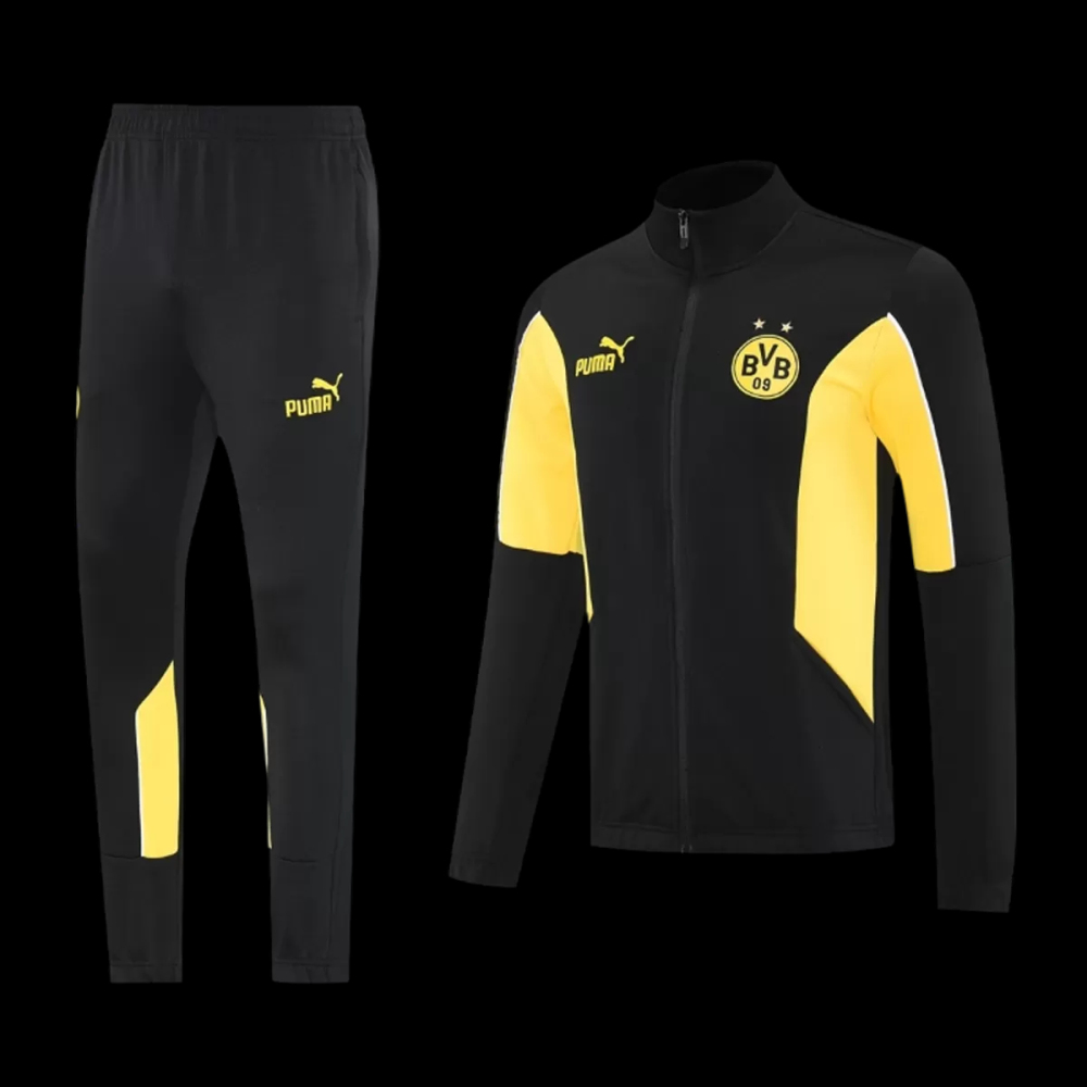 25-26 Borussia Dortmund Training Tracksuit Kit(Jacket+Pants) Yellow