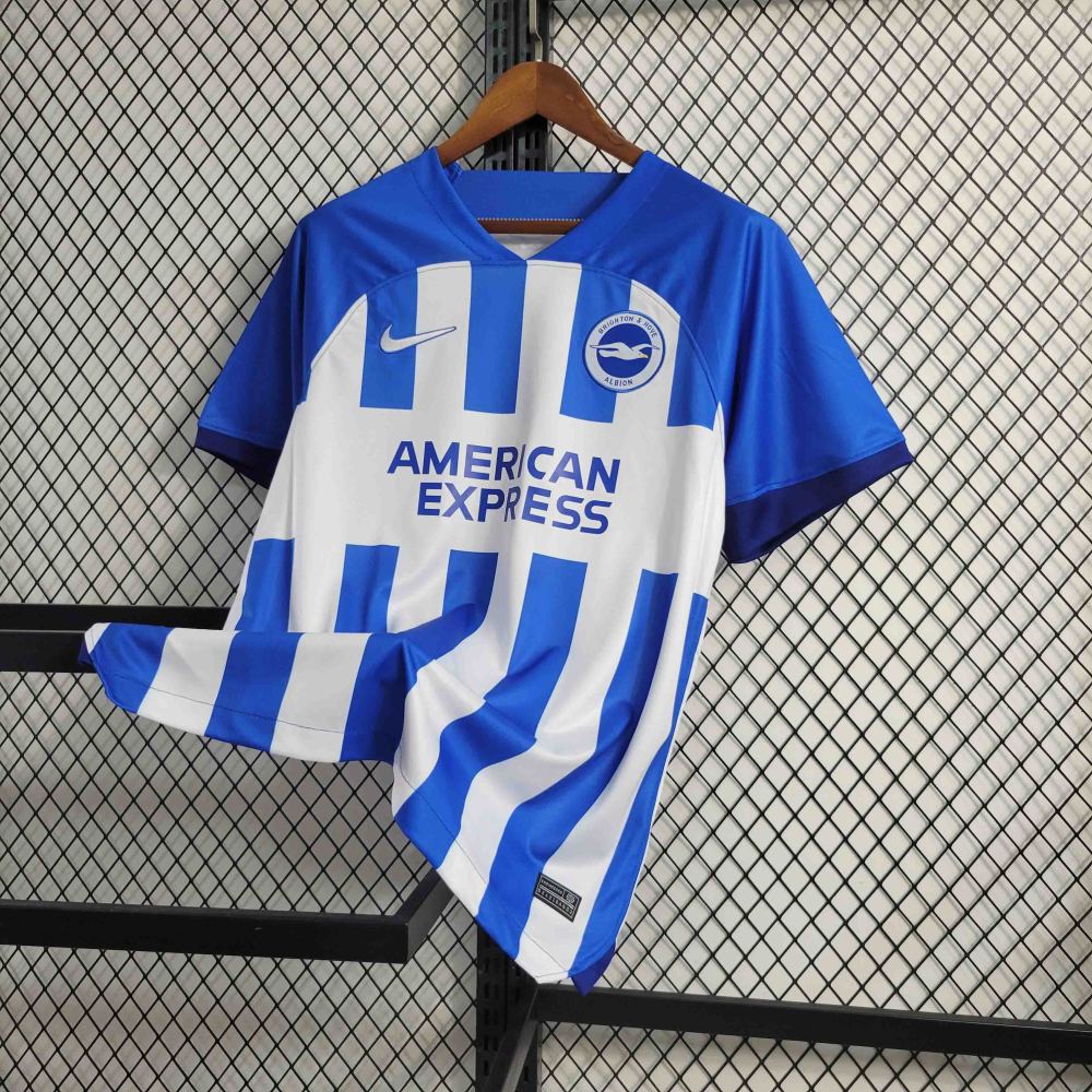 23-24 Brighton & Hove Albion Home Fan Version Jersey