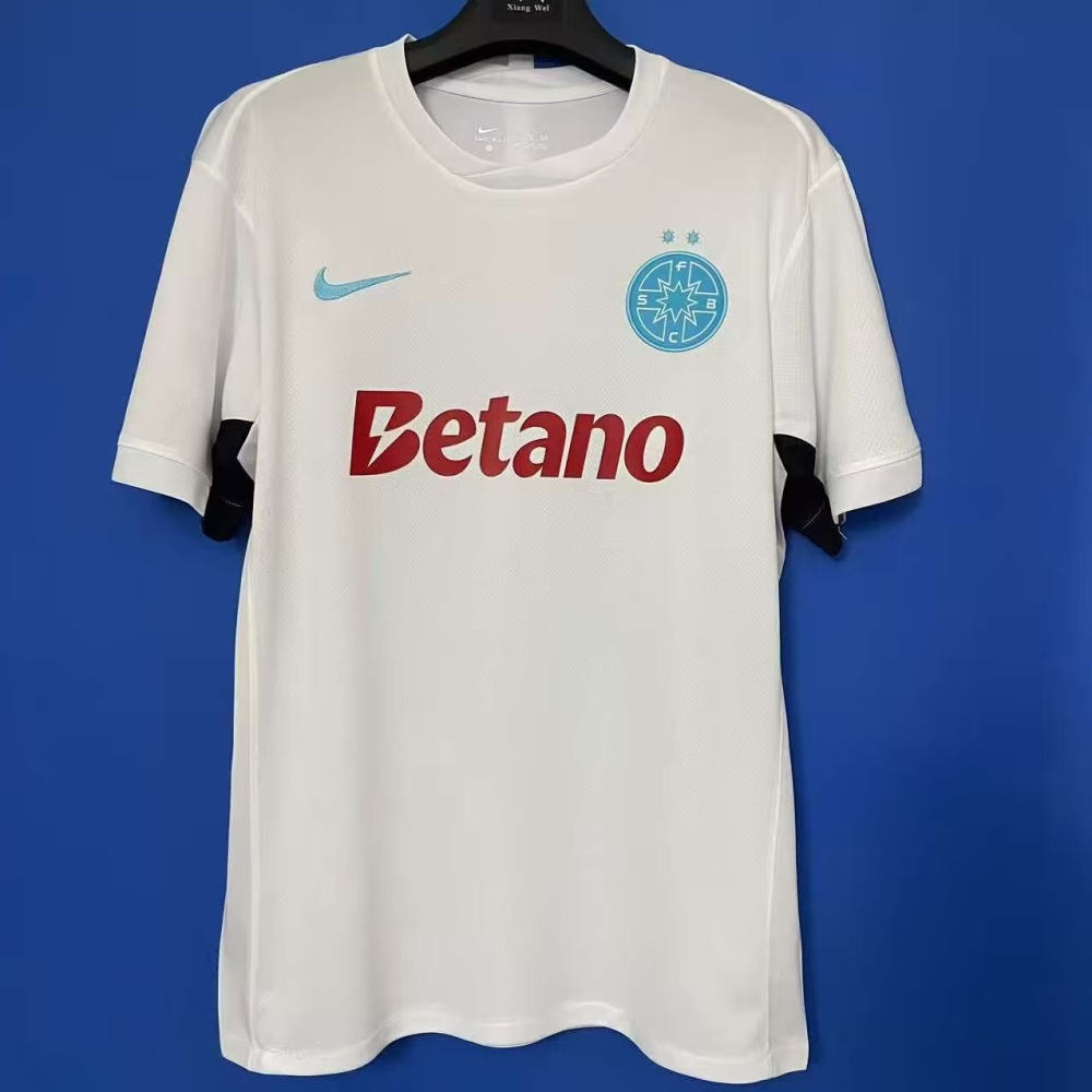 25-26 FCSB Third Away Soccer Jersey White