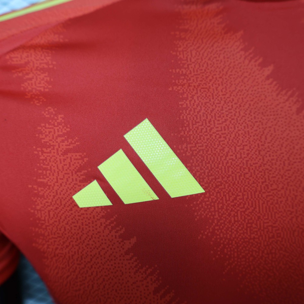 2024 Spain Euro Cup Home Football Jersey Player Version