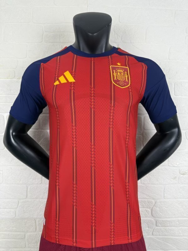 2026 Spain Home World Cup Soccer Jersey Authentic Shirt